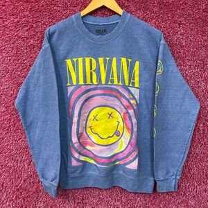Nirvana Nevermind Green Grunge Crewneck size Small